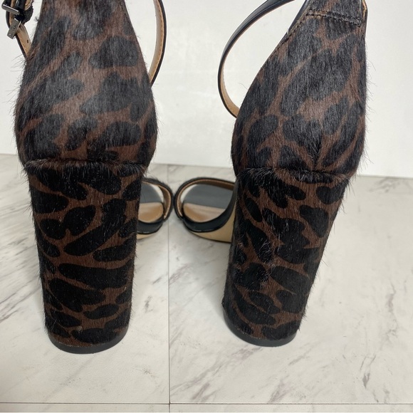 Sam Edelman Yaro Animal Print Block Heel Sandal 9M - Picture 4 of 14